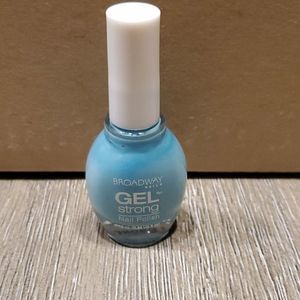 New Broadway nails gel strong beach party blue